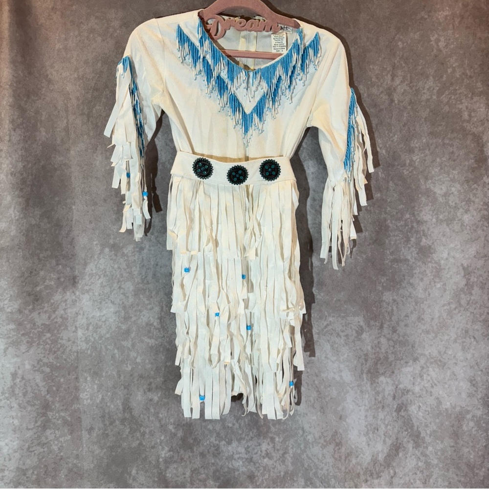 Chasing Fireflies Kids Indian Halloween Costume Dress Up Native American Size 6